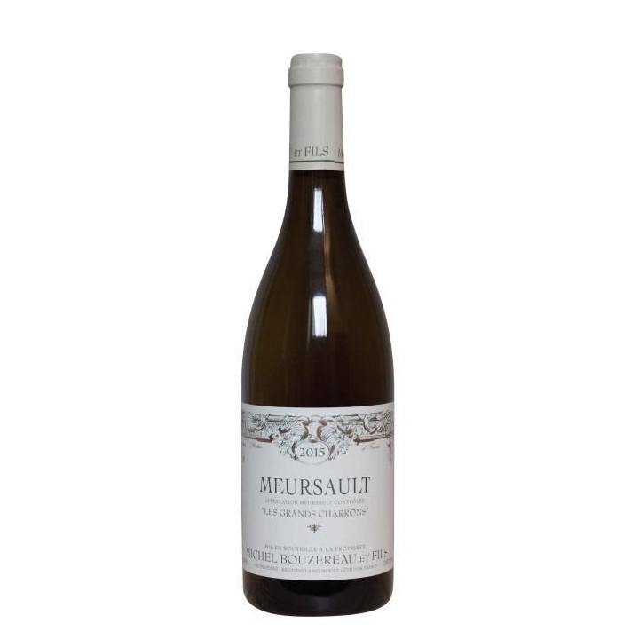 Michel Bouzereau 2015 Meursault Les Grands Charrons - Vin blanc de Bou