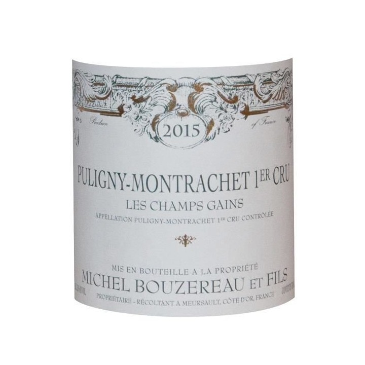 Michel Bouzereau 2015 Puligny-Montrachet Premier Cru Les Champs Gains