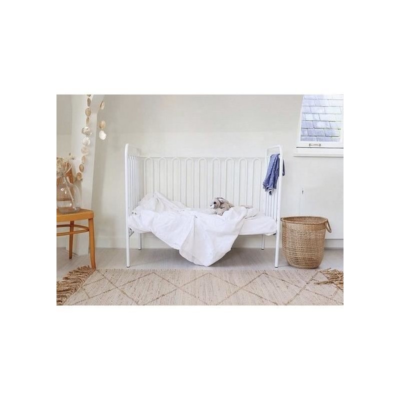 POLINI LIt bébé Métal Vintage 120*60 Blanc