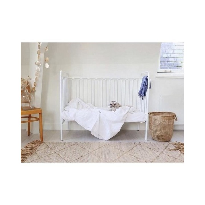 POLINI LIt bébé Métal Vintage 120*60 Blanc