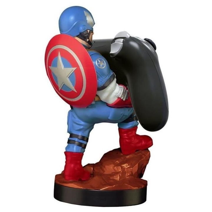 Figurine Captain America - Support & Chargeur pour Manette et Smartpho