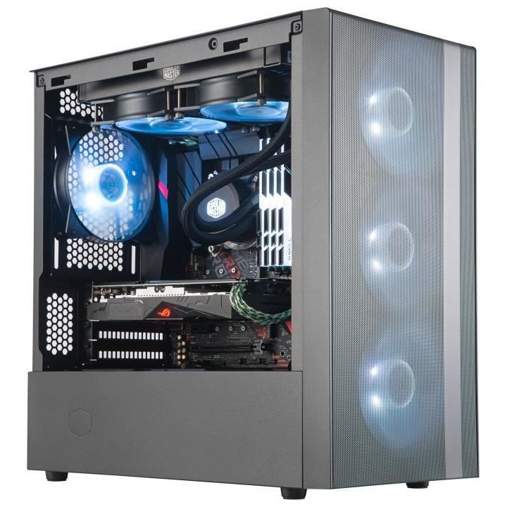 COOLER MASTER LTD BOITIER PC NR400 - 2xVentilateurs 120mm - Noir - Ver