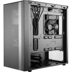 COOLER MASTER LTD BOITIER PC NR400 - 2xVentilateurs 120mm - Noir - Verre trempé - Format Micro ATX (MCB-NR400-KGNN-S00)