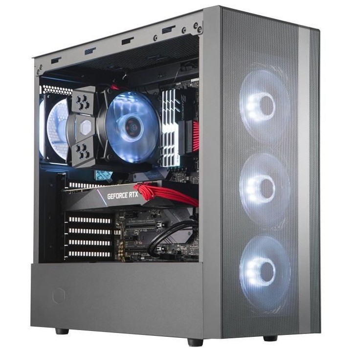 COOLER MASTER LTD BOITIER PC NR600 - Gaming -2xVentilateurs 120mm - No