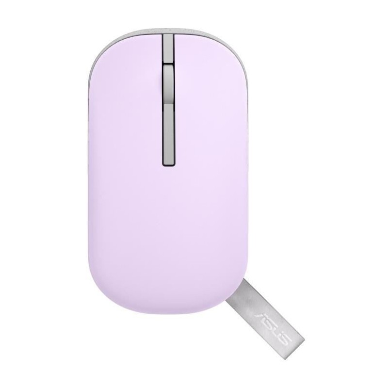 Souris Sans Fil - ASUS Wireless Mouse MD100 - Ambidextre - Coloris Lilac Mist + Brave Green