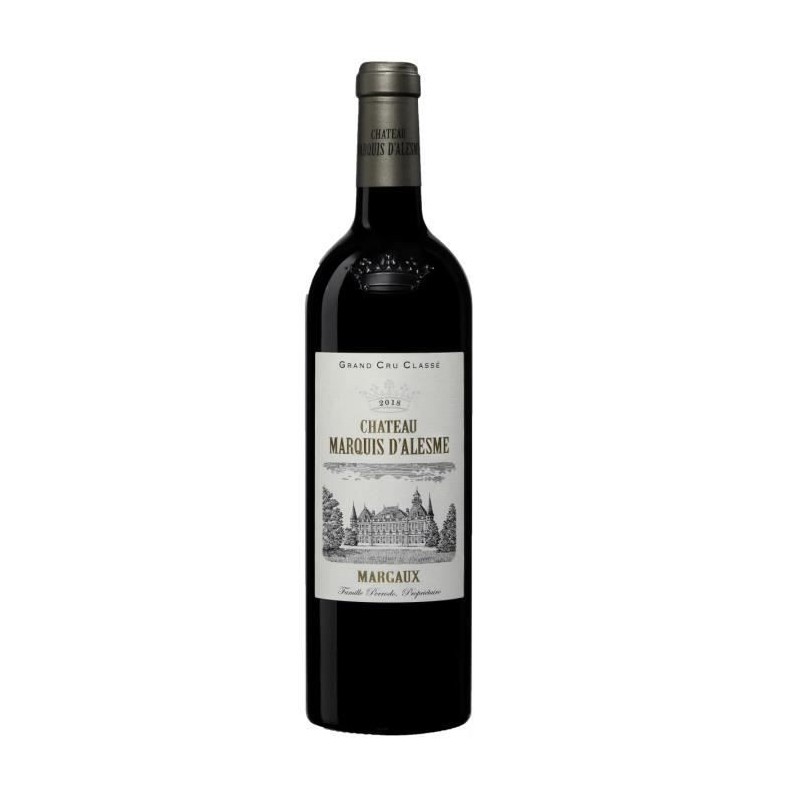 Château Marquis D'Alesme Becker 2018 Margaux - Vin rouge de Bordeaux