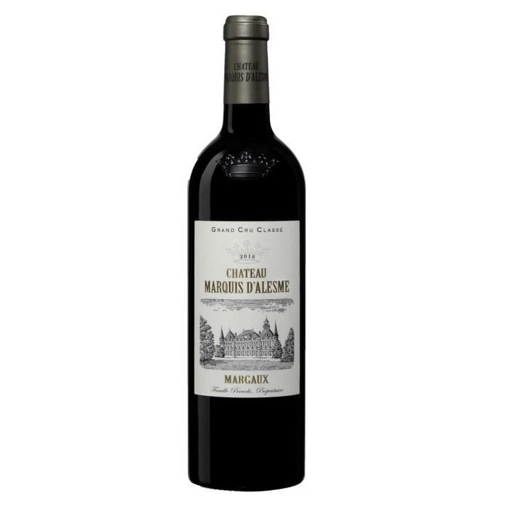 Château Marquis D'Alesme Becker 2018 Margaux - Vin rouge de Bordeaux