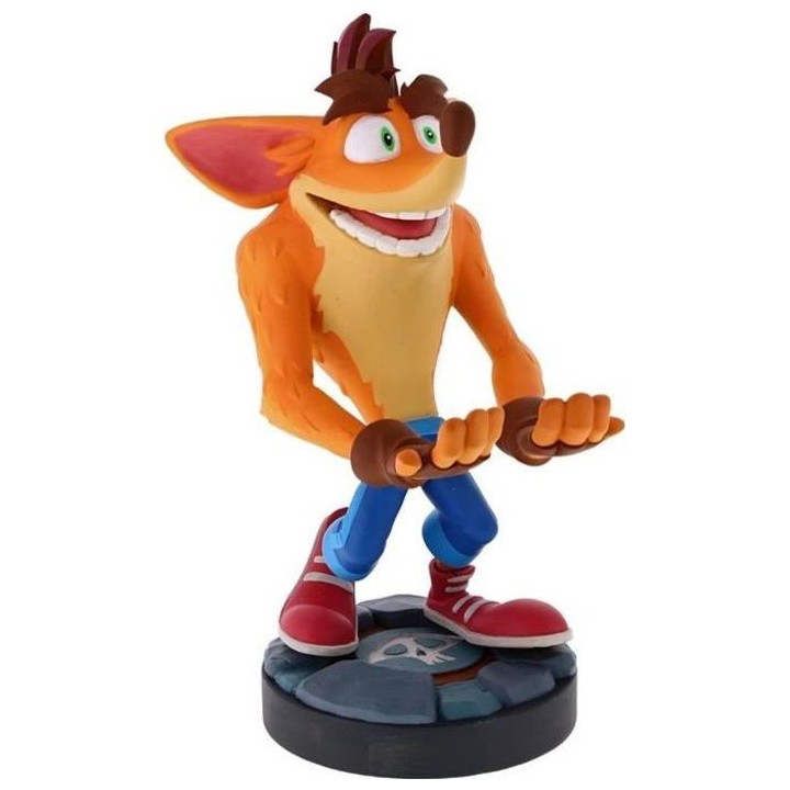 Figurine Crash Bandicoot Quantum - Support & Chargeur pour Manette et