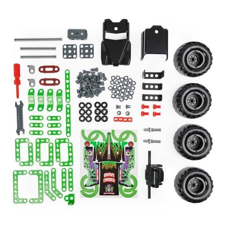 MECCANO - MONSTER TRUCK GRAVE DIGGER MECCANO JUNIOR - 6060171 - Véhic