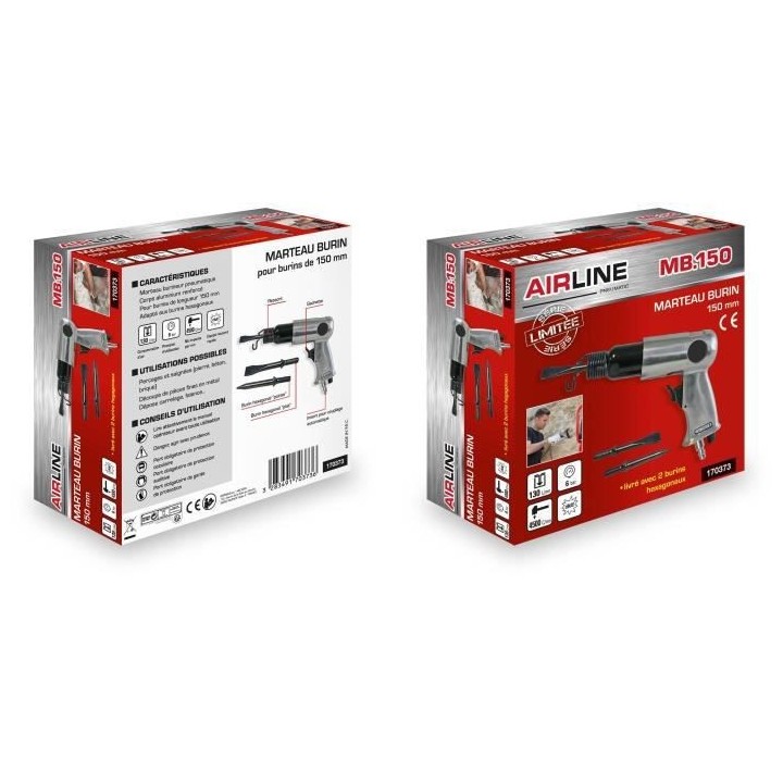 Marteau burin pneumatique 150mm – MECAFERAirline