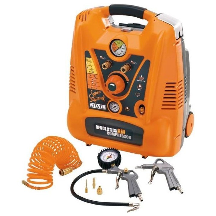 REVOLUTION'AIR Compresseur d'air SuperSquirrel 6L 2HP