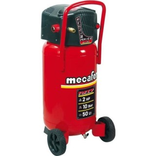 Compresseur d'air vertical Mecafer FIFTY - 50L - 1500W - 10 bars - 2 C