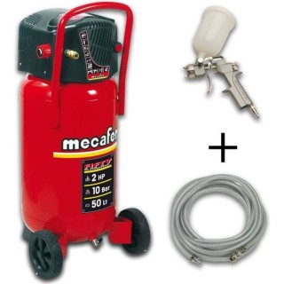 MECAFER Compresseur Fifty 50L + Kit peinture