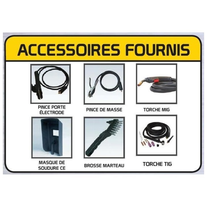 Poste a souder Inverter VIP 200A Multi Process 4 en 1 STANLEY