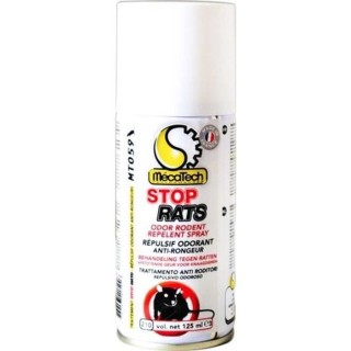 Bombe de répulsif anti-rongeur stop rats MécaTech MT059 125ml pour a