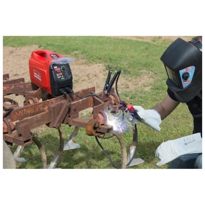 MECAFER Poste a souder Inverter 140 A PINV140 + Masque LCD DIN9-13