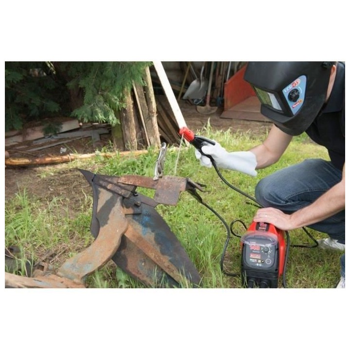 MECAFER Poste a souder Inverter 140 A PINV140 + Masque LCD DIN9-13