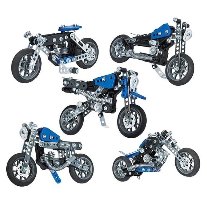 MECCANO Coffret 5 modeles de moto
