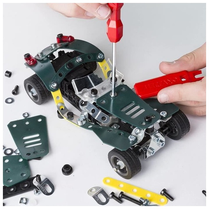 MECCANO - Le Cabriolet 5 en 1 - Rétro friction - Jeu de construction