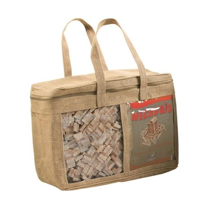 Mécabois Sac de Jutes de 400 pieces - Jeux de constructions planchett