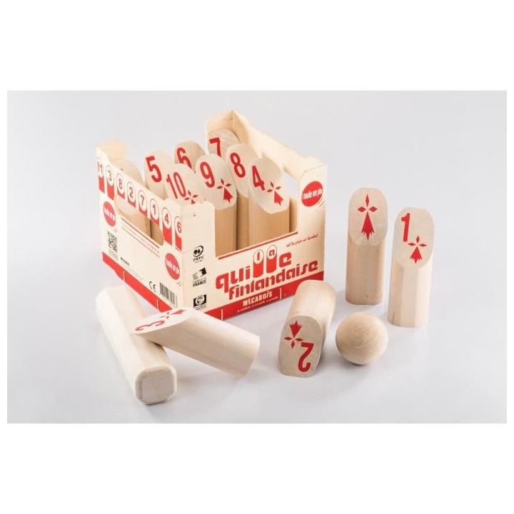 MECABOIS jeu de Quilles Finlandaises