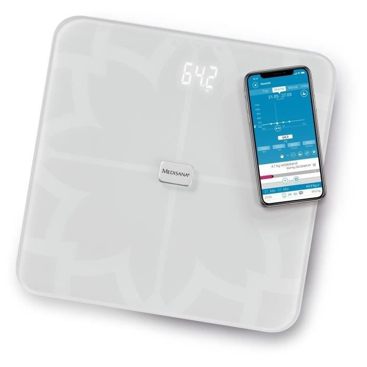 MEDISANA Pese-personne BS 440 avec analyse corporelle