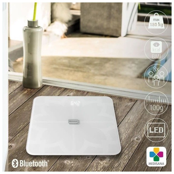 MEDISANA Pese-personne BS 440 avec analyse corporelle