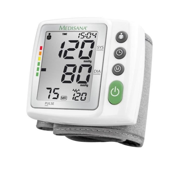 MEDISANA 51072 BW 315 Tensiometre au poignet - 2 piles AAA de 1,5 V