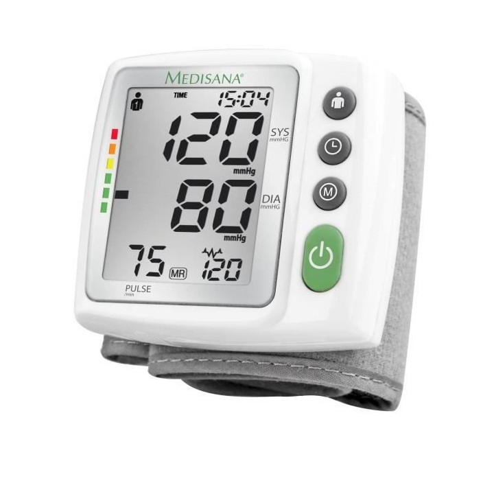 MEDISANA 51072 BW 315 Tensiometre au poignet - 2 piles AAA de 1,5 V