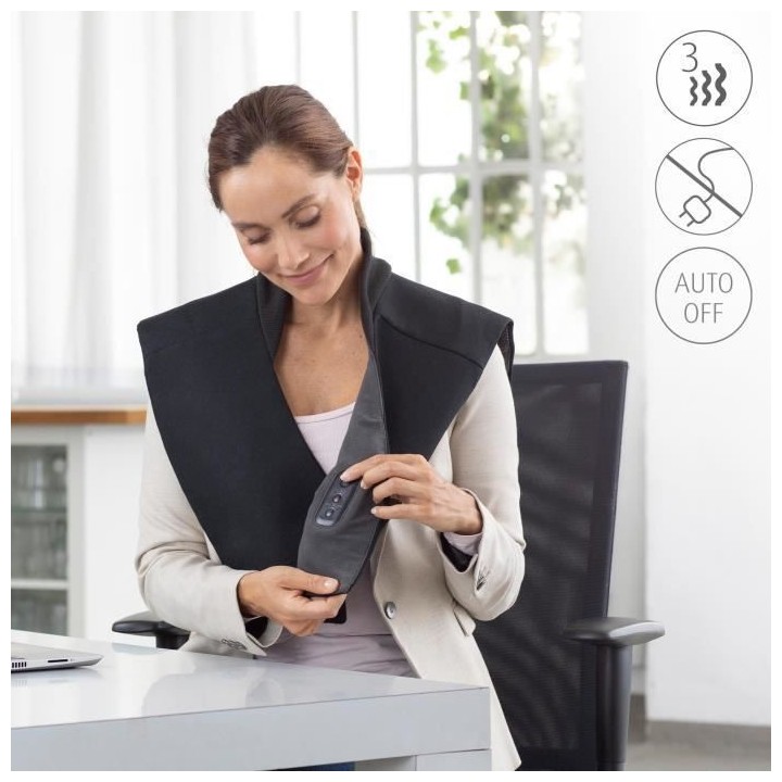 MEDISANA OL 100 - Cap chauffante look bureau - Chaleur épaules et dos