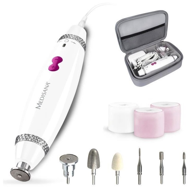 MEDISANA - MP 840 - Appareil pour manucure et pedicure - 3 niveaux de