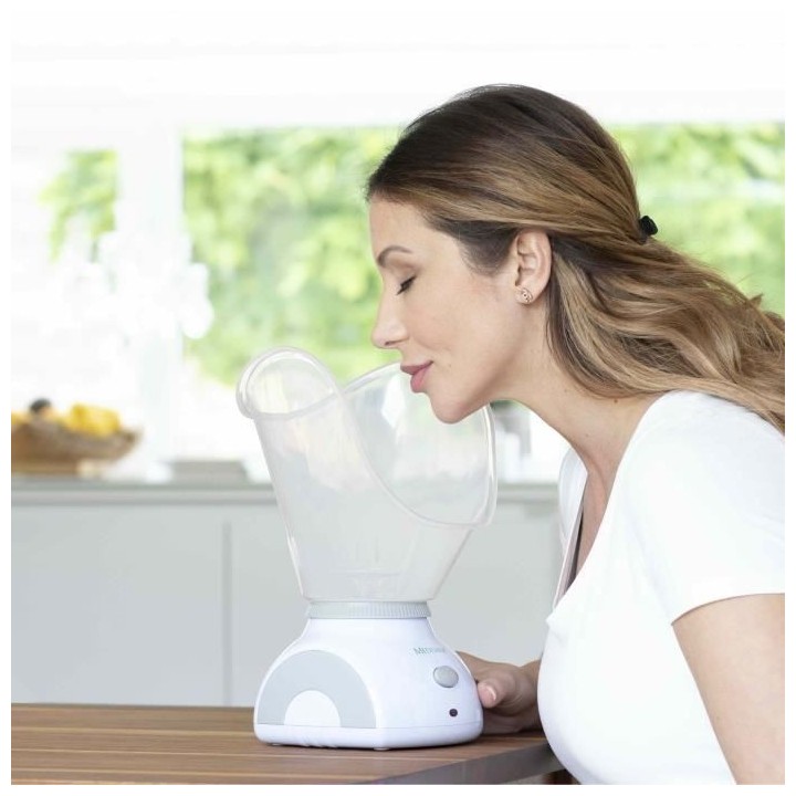 Medisana FSS sauna facial, appareil a vapeur pour le visage, nettoyage