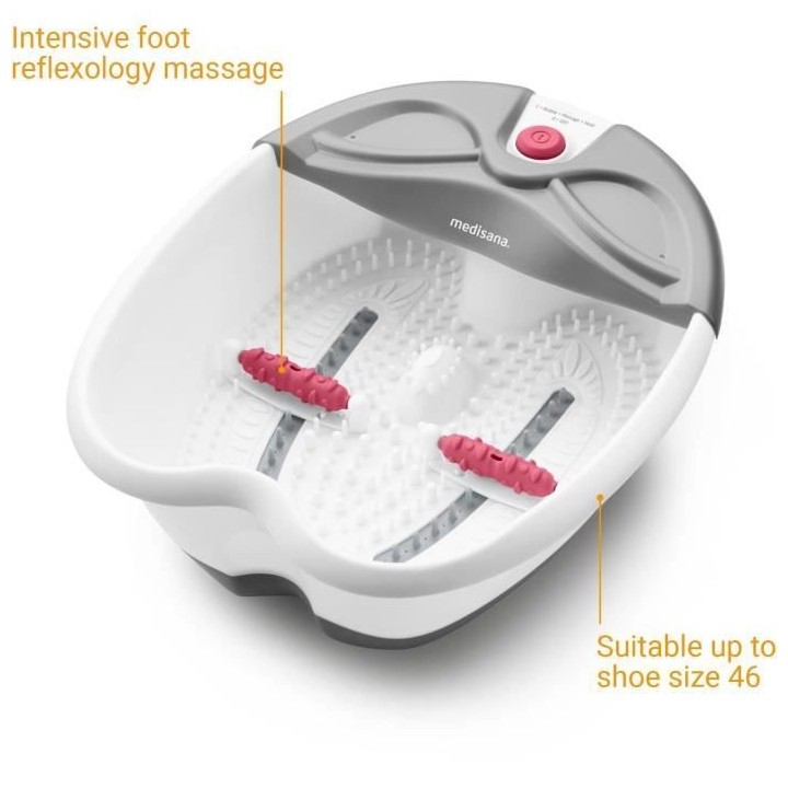 MEDISANA - FS 300 - Bain pour pieds - Blanc - Massage spa et vibration