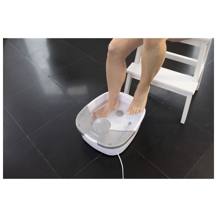 MEDISANA FS 881 - Bain de pieds 3-en-1 - Massage a bulles, par vibrati