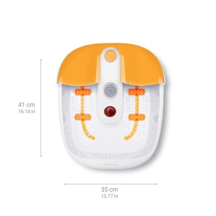 Medisana Bain de Pieds avec Massage de la Zone Réflexe des Pieds, Bai