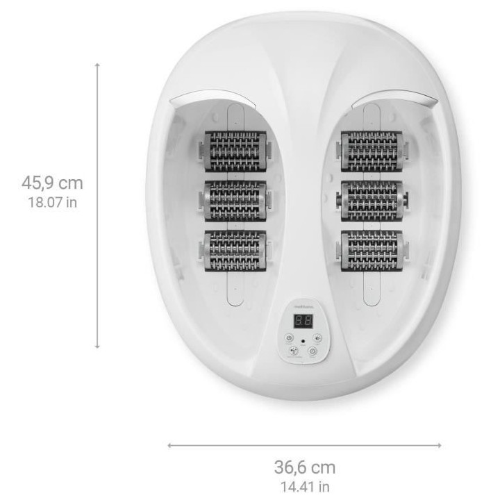 MEDISANA FS 888 - Bain a remous pour les pieds Premium - Favorise la c