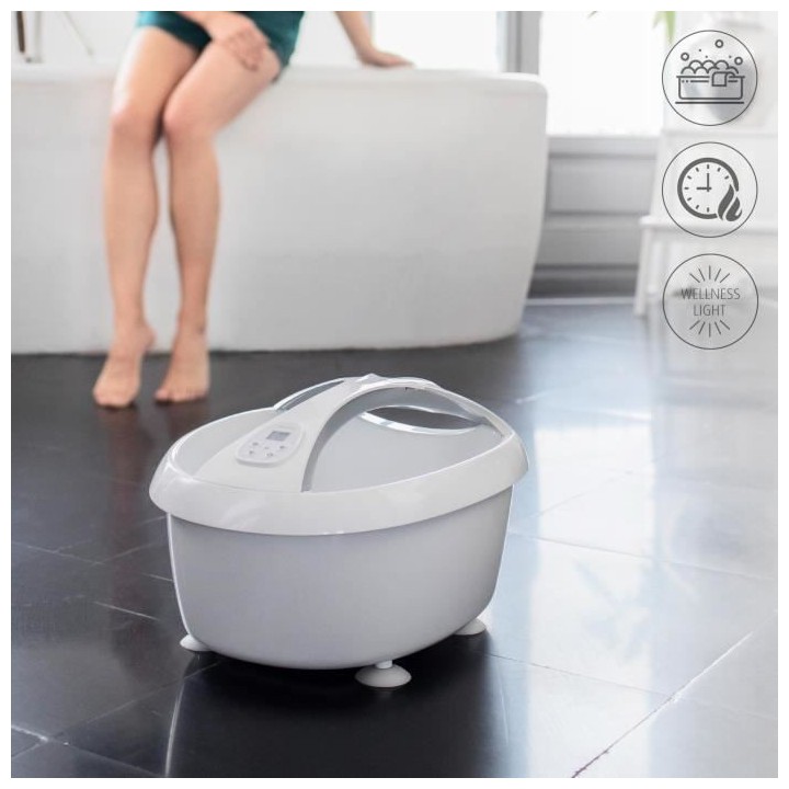 MEDISANA FS 888 - Bain a remous pour les pieds Premium - Favorise la c