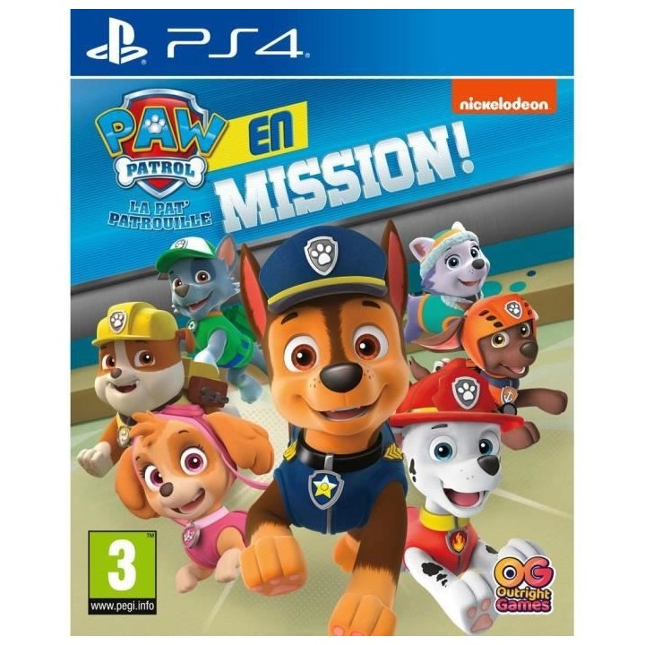 Pat'Patrouille en mission Jeu PS4
