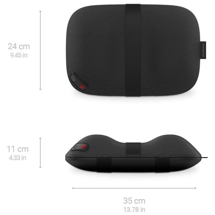 MEDISANA CL 300 - Coussin de massage Shiatsu Contour - Epaules, dos, j