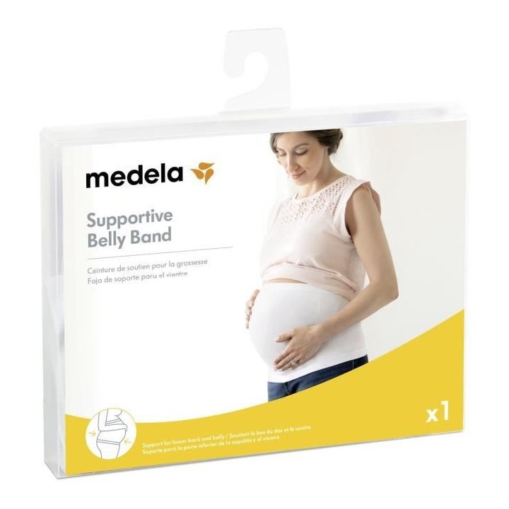 Medela Bandeau de Maintien Grossesse Blanc Taille S