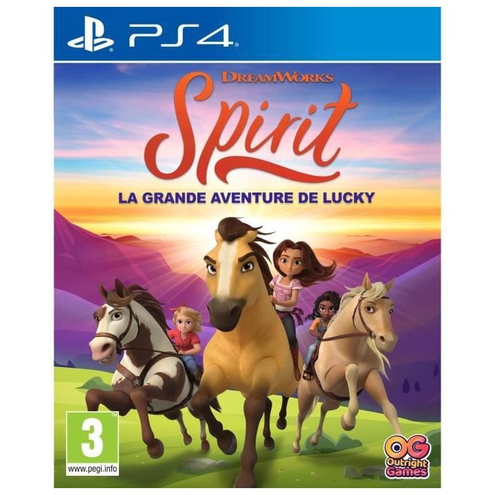 Dreamworks SPIRIT - La Grande Aventure de Lucky Jeu PS4