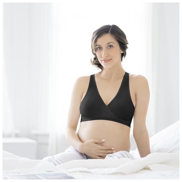 MEDELA Brassiere d'allaitement - Noir - Taille L