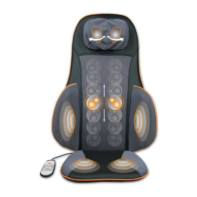 MEDISANA MC825 fauteuil de massage Shiatsu pour le dos et la nuque, coussin de massage avec acupressure, massage de la nuque