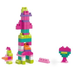 MEGA BLOKS First Builders Sac Rose 60 blocs - 12 mois et +