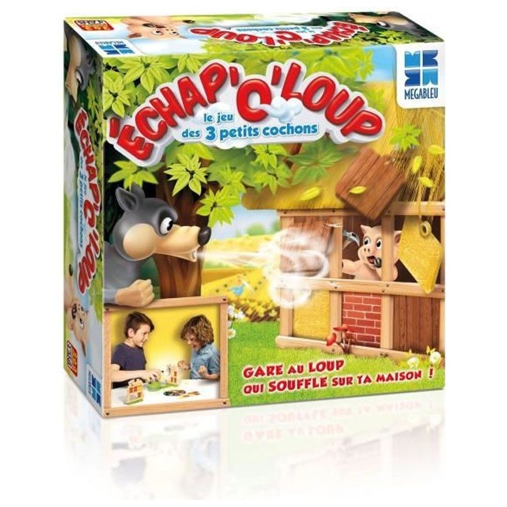 Echap O Loup - Le jeu des 3 petits cochons - Jeu de société enfant -