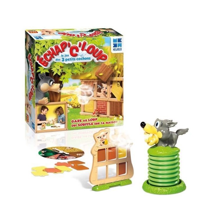 Echap O Loup - Le jeu des 3 petits cochons - Jeu de société enfant -