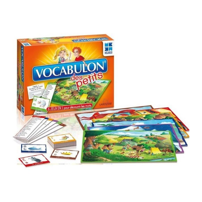 Jeu d'apprentissage Vocabulon des Petits - MEGABLEU