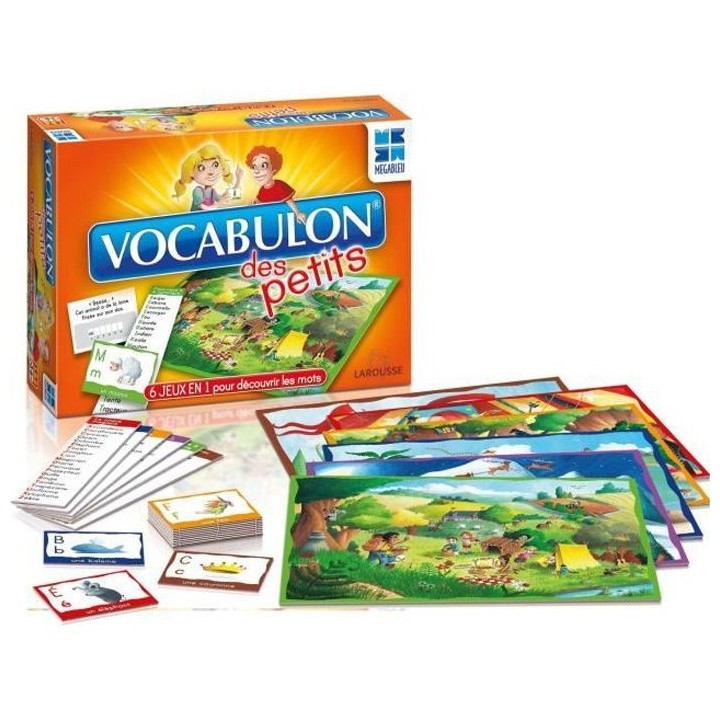 Jeu d'apprentissage Vocabulon des Petits - MEGABLEU