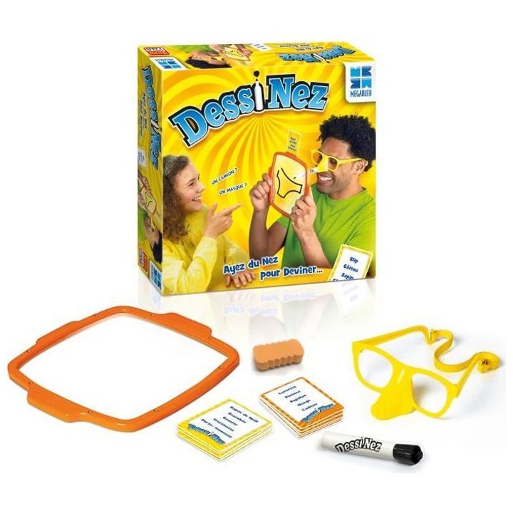 Dessi'Nez - Jeu de société - MEGABLEU - A partir de 3 joueurs