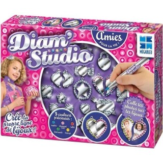 MEGABLEU DIAM STUDIO bijoux a colorier et a personnaliser Amies pour l